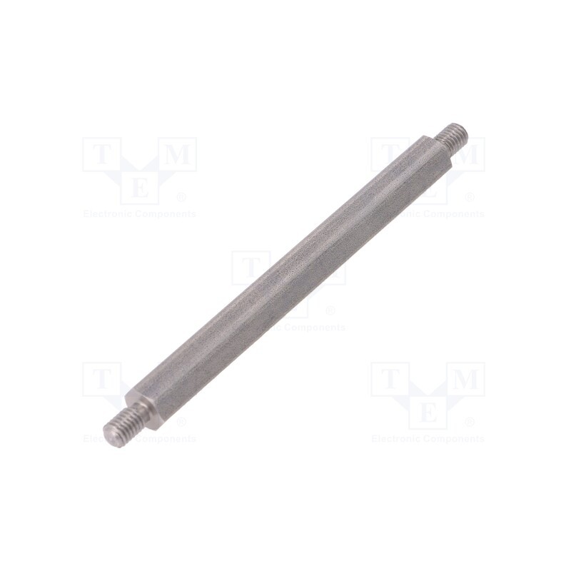 10 pcs x DREMEC - 448X80 - Screwed spacer sleeve, 80mm, Ext.thread: M5, hexagonal