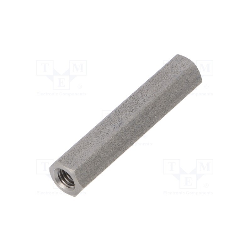 10 pcs x DREMEC - 148X40 - Screwed spacer sleeve, 40mm, Int.thread: M5, hexagonal