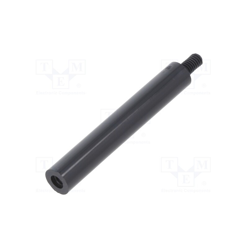 10 pcs x DREMEC - 287RDX50 - Screwed spacer sleeve, cylindrical, polyamide, M4, M4, 50mm, black