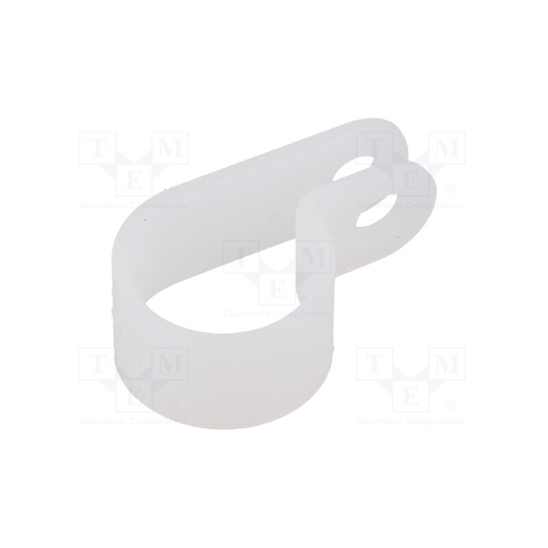 1000 pcs x HELLERMANNTYTON - 211-60089 - Fixing clamp, Cable P-clips, ØBundle : 14mm, W: 10mm, polyamide