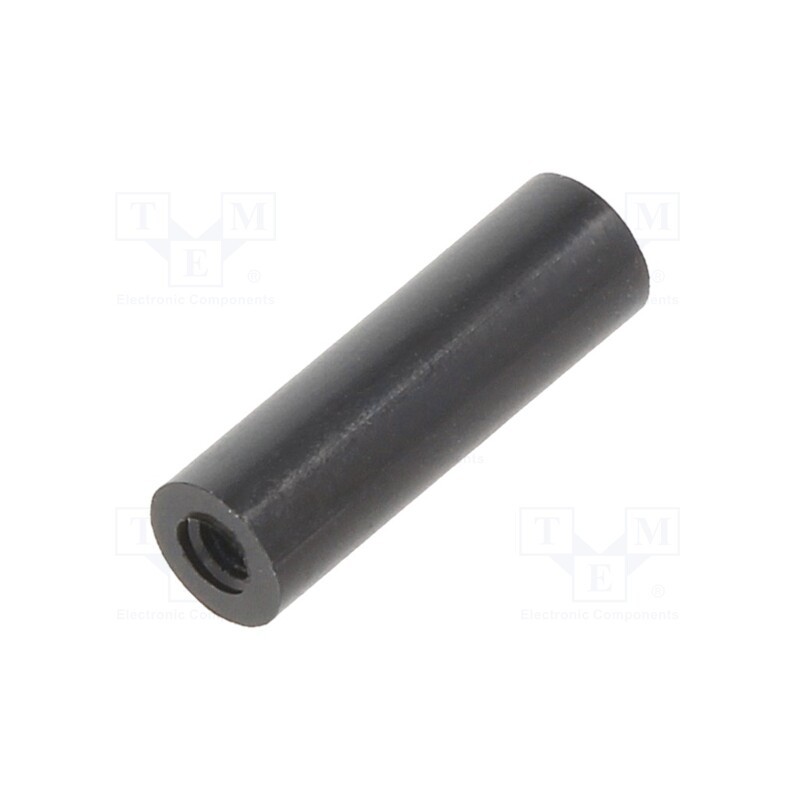10 pcs x DREMEC - 182RDX16 - Spacer sleeve, cylindrical, polyamide, M2,5, L: 16mm, Øout: 5mm