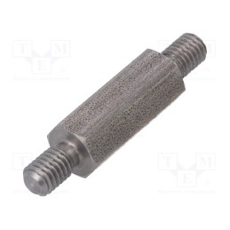 10 pcs x DREMEC - 448X20 - Screwed spacer sleeve, 20mm, Ext.thread: M5, hexagonal