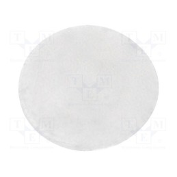 10 pcs x FIX&FASTEN - FIX-RF8-2.4A - Self-adhesive foot, Ø: 8mm, H: 2.4mm, transparent, silicone, C: 1mm