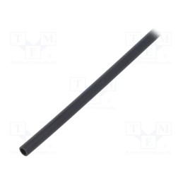 1 pcs x TE Connectivity - ATUM-3/1-0-STK - Heat shrink sleeve, glued, 3: 1, 3mm, L: 1.2m, black, polyolefine