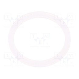 10 pcs x HUMMEL - 1.325.1300.19 - Gasket, polyetylene, Thk: 2mm, Øint: 20.4mm, Øout: 25mm, PG13,5