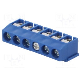 1 pcs x ECE - ETB11060B000Z - PCB terminal block, angled 90°, 5mm, ways: 6, on PCBs, 2.5mm2, 8A