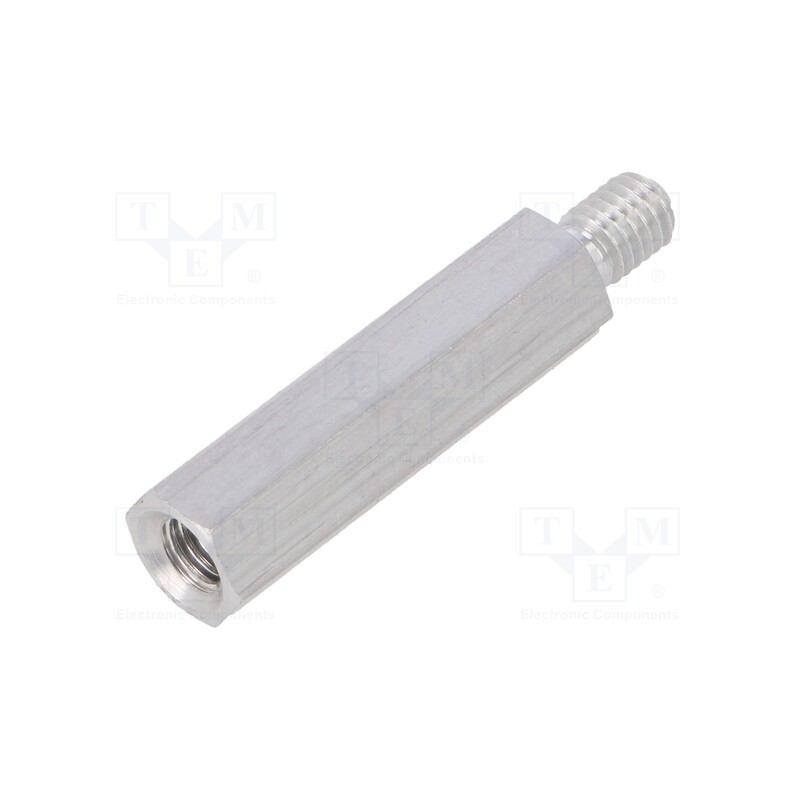 10 pcs x DREMEC - 238X30 - Screwed spacer sleeve, 30mm, Int.thread: M5, Ext.thread: M5