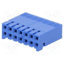1 pcs x Amphenol Communications Solutions - 65239-007LF - Plug, wire-board, female, Dubox®, 2.54mm, PIN: 14, w/o contacts