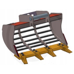 JCB Volvo Cat 45l 500mm excavator screening bucket