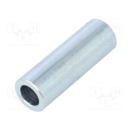 10 pcs x DREMEC - 3210/6,2X30 - Spacer sleeve, 30mm, cylindrical, steel, zinc, Out.diam: 10mm