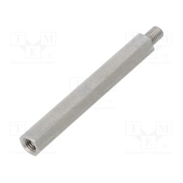 10 pcs x DREMEC - 248X60 - Screwed spacer sleeve, 60mm, Int.thread: M5, Ext.thread: M5