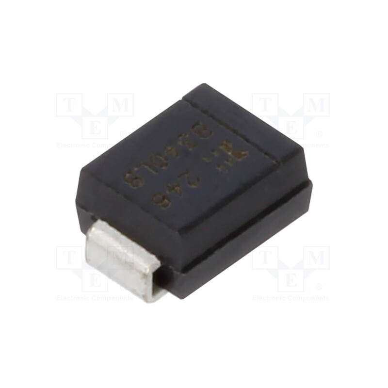 3 pcs x DIODES INCORPORATED - B340LB-13-F - Diode: Schottky rectifying, SMD, 40V, 3A, SMB,