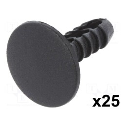 1 pcg x ROMIX - 10053 - Trim clip, 25pcs, Alfa Romeo,Fiat,Lancia, OEM: 14583087,14592087