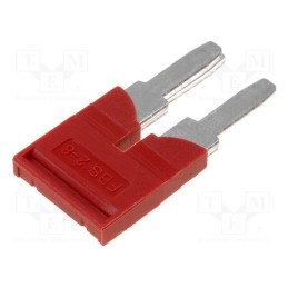 1 pcs x PHOENIX CONTACT - FBS 2-8 3030284 - Comb bridge, ways: 2, red, Width: 8mm, UL94V-0
