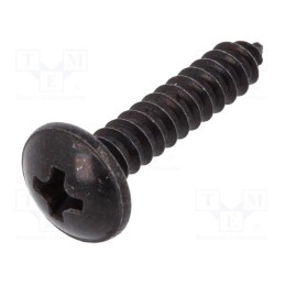 1 pcg x ROMIX - 59212 - Screw, 100pcs, 22mm, steel, black, Thread: 4,2