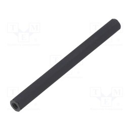10 pcs x DREMEC - 182X55 - Screwed spacer sleeve, hexagonal, polyamide, M2,5, L: 55mm, black
