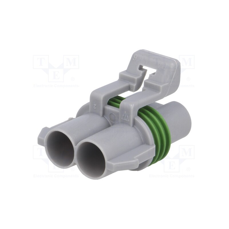 1 pcs x APTIV - 12147067 - Connector: automotive, Ducon 6.3, female, plug, for cable, PIN: 2