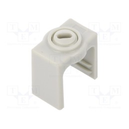 10 pcs x OBO BETTERMANN - 3040 LGR - Fixing clamp, Cable P-clips, ØBundle : 6÷16mm, W: 18mm, light grey