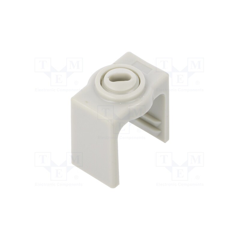 10 pcs x OBO BETTERMANN - 3040 LGR - Fixing clamp, Cable P-clips, ØBundle : 6÷16mm, W: 18mm, light grey