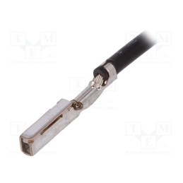1 pcs x JST - SWPR-22LK200-D - Contact, female, copper alloy, tinned, 22AWG, JWPF, with lead, 3A