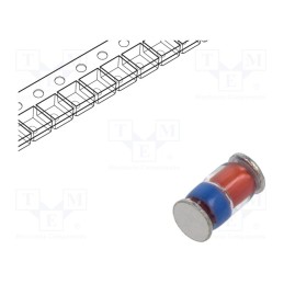 25 pcs x DC COMPONENTS - DL4748A - Diode: Zener, 1W, 22V, SMD, , DL41, single diode, 5uA