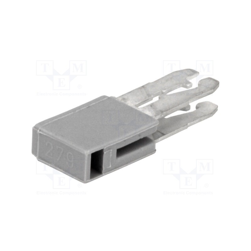 1 pcs x WAGO - 279-402 - Comb bridge, grey, 279, 279-9