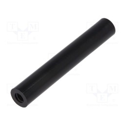 10 pcs x DREMEC - 187RDX50 - Spacer sleeve, cylindrical, polyamide, M4, L: 50mm, Øout: 8mm, black