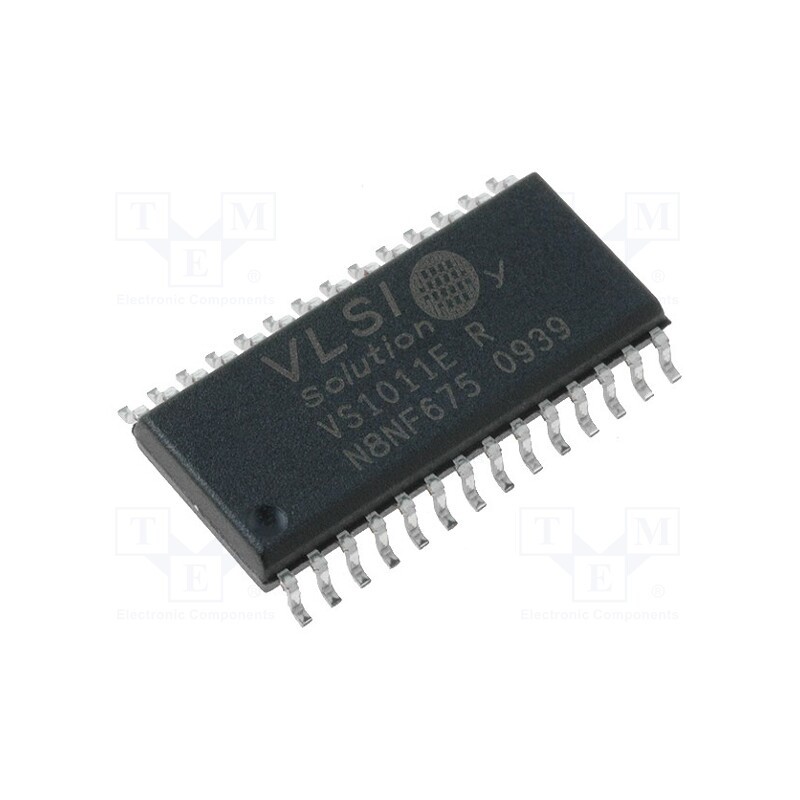 1 pcs x VLSI - VS1011E-S - IC: interface, codec audio, SPI, SMD, SO28, Formats: MP3