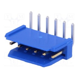 1 pcs x Amphenol Communications Solutions - 76382-306LF - Socket, wire-board, male, PIN: 6, 2.54mm, THT, Dubox®, 3A, Layout: 1x6