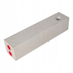 6-section valve block with overflow valve