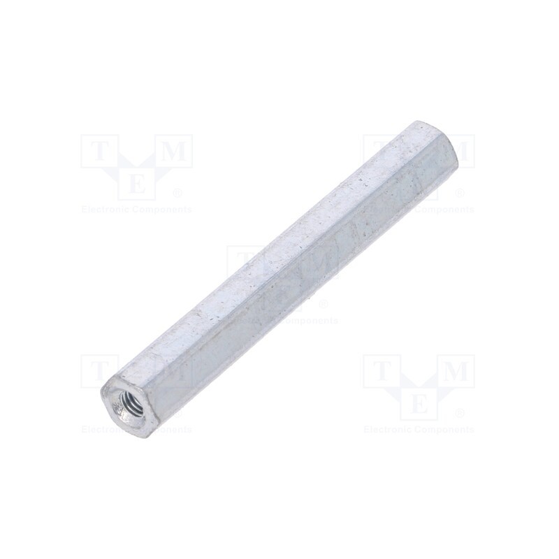 10 pcs x DREMEC - 125X45 - Screwed spacer sleeve, 45mm, Int.thread: M3, hexagonal, steel