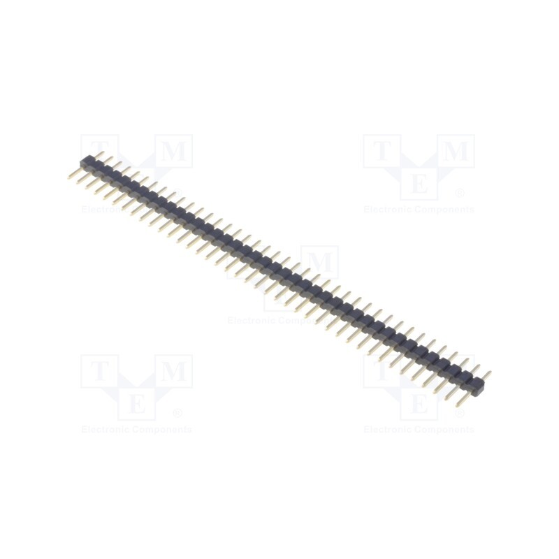 1 pcs x ADAM TECH - 2PH1-40-UA - Pin header, pin strips, male, PIN: 40, straight, 2mm, THT, 1x40