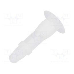 10 pcs x DREMEC - 8G820V40581 -AS - Assembly stud, polyamide, L: 12mm, latch/latch, Ø2: 5.4mm, Ø1: 4mm