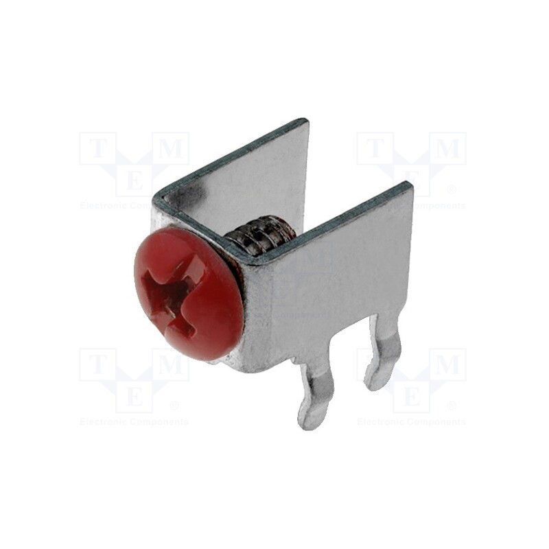 1 pcs x KEYSTONE - 01/02/7692 - Terminal: screw terminal, THT,screw terminal, red, 7.5x5mm