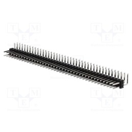 1 pcs x ADAM TECH - PH2RA-80-UA - Pin header, pin strips, male, PIN: 80, angled 90°, 2.54mm, THT, 2x40