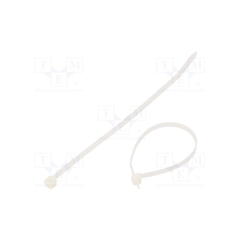 1000 pcs x BM GROUP - BMB2048M - Cable tie, L: 200mm, W: 4.8mm, polyamide, 220N, natural, Ømax: 50mm