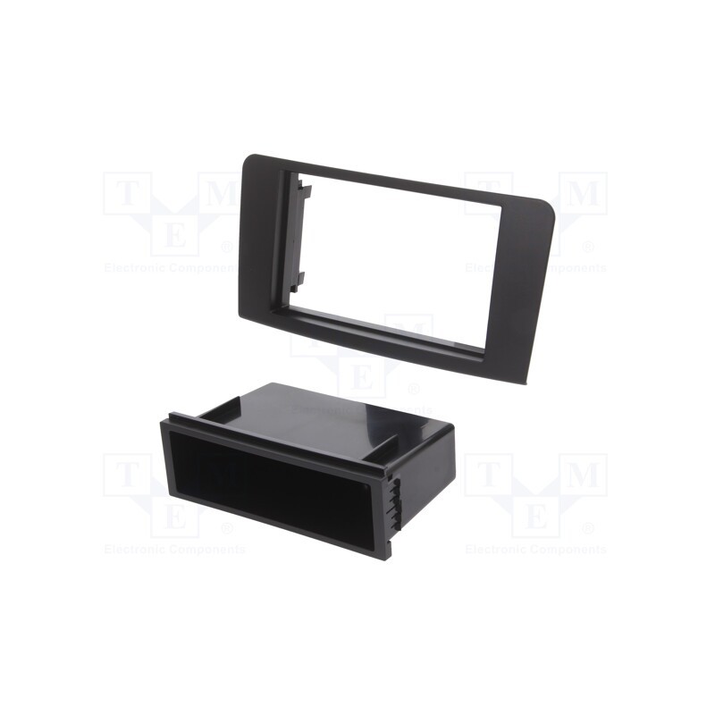 1 pcs x ACV - 281190-13-0 - Radio frame, Mercedes, 2 DIN, black