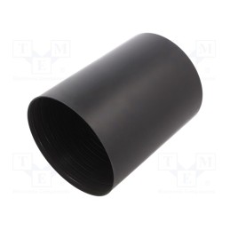 1 pcs x HELLERMANNTYTON - 416-16053 - Heat shrink cap, glued, 100mm, black, crosslinked polyolefin POX