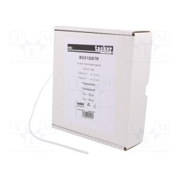 1 pcs x TASKER - BOX 1206 TR - Heat shrink sleeve, glueless, 2: 1, 1.2mm, L: 10m, transparent
