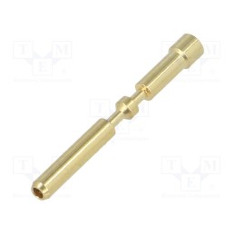 1 pcs x HUMMEL - 7010941002 - Contact, female, 1mm, 0.14÷1mm2, crimped, for cable