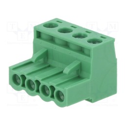 1 pcs x ADAM TECH - EBHA-04-D - Pluggable terminal block, 5.08mm, ways: 4, straight, plug, female