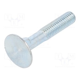 10 pcs x BOSSARD - 1103695 - Screw, with double fins,with flange nut, M6x35, 1, Head: flat