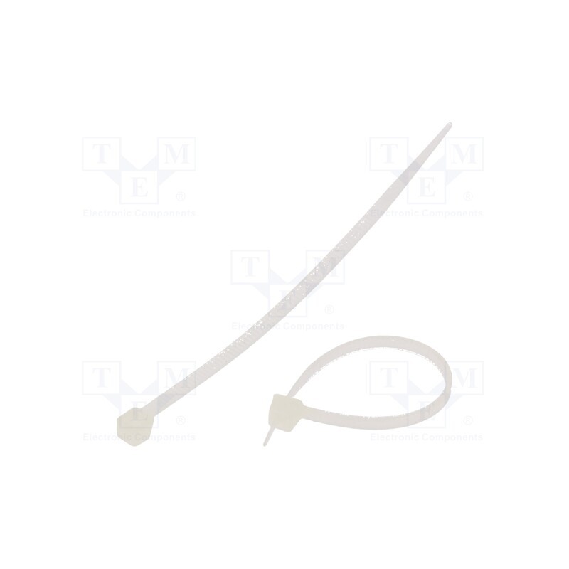 1000 pcs x BM GROUP - BMB0824M - Cable tie, L: 80mm, W: 2.5mm, polyamide, 80N, natural, Ømax: 14mm