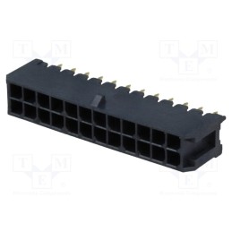 1 pcs x Amphenol Communications Solutions - 10127721-242LF - Socket, wire-board, male, Minitek® Pwr 3.0, 3mm, PIN: 24, THT, 5A