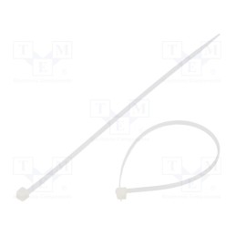 1000 pcs x BM GROUP - BMB1625M - Cable tie, L: 160mm, W: 2.5mm, polyamide, 80N, natural, Ømax: 40mm