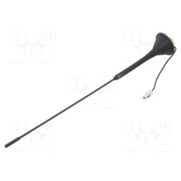 1 pcs x CALEARO - 7677878 - Antenna, car top, 0.4m, AM,FM, 0.2m, Rod inclination: constant