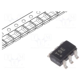 3 pcs x MICROCHIP TECHNOLOGY - ATTINY9-TSHR - IC: AVR microcontroller, SOT23-6, 1.8÷5.5VDC, Ext.inter: 4, Cmp: 1