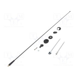 1 pcs x CALEARO - 7651006 - Antenna, car top, 0.84m, AM,FM, Citroën,Ford,Peugeot,Renault