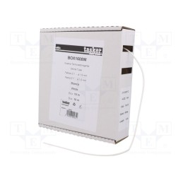 1 pcs x TASKER - BOX 1608 W - Heat shrink sleeve, glueless, 2: 1, 1.6mm, L: 10m, white