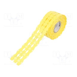 1000 pcs x WEIDMu00dcLLER - SFX 9/24 MM GE - Label, polyurethane, yellow, -40÷90°C, cable ties, UL94HB, reel